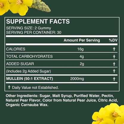 Mullein Lung Detox Gummies