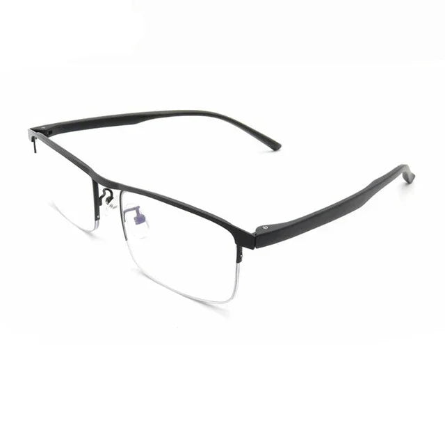 IENJOY Intelligent Multifocal Progressive Reading Glasses Half Frame Dual-use Anti-Blue Light  Automatic Adjustment Eyewear